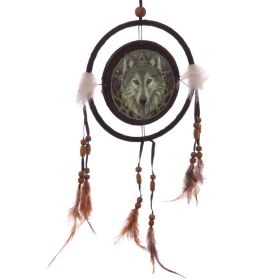 Lisa Parker Wolf Head Dreamcatcher 16cm