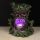 Crystal Green Man LED Backflow Incense Burner