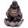 Peace of the East Wood Effect Lucky Buddha Backflow Incense Burner