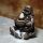 Peace of the East Wood Effect Lucky Buddha Backflow Incense Burner