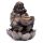 Peace of the East Wood Effect Lucky Buddha Backflow Incense Burner