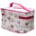Mopps Pug Zip Around Makeup Bag with Handle