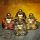 Mini Lucky Glitter Chinese Laughing Buddha 8cm