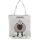BAAAG Sheep Reusable Zip Up Cotton Bag