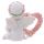Cherub with Pink Rose Heart