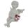 Peace of Heaven Kiss from the Heart Cherub Figurine