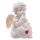 White Cherub Sitting with Red Heart Gem