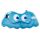 Relaxeazzz Pac-Man Blue Ghost Shaped Travel Pillow & Eye Mask