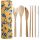 Peony Pick of the Bunch 100% Natural Bamboo Cutlery 6 Piece Set 