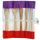 Somewhere Rainbow Stripes 100% Natural Bamboo Cutlery 6 Piece Set 