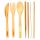 Moomin 100% Natural Bamboo Cutlery 6 Piece Set 