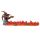Red Dragon Volcano Ashcatcher Incense Stick Burner