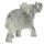 Brushed White Medium Thai Elephant Figurine