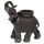 Peace of the East Wood Effect Elephant Tea Light Candle Holder on Back