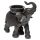 Peace of the East Wood Effect Elephant Tea Light Candle Holder on Back