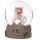 Flower Fairy Riding Unicorn Snow Globe 