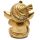 Set of 3 Gold Ganesh Hear No Speak No See No Evil