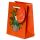 Kim Haskins Floral Cat in Fern Red Gift Bag Small