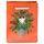 Kim Haskins Floral Cat in Fern Red Gift Bag Small