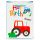 Happy Birthday Little Tractors Gift Bag Medium