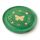 Mango Wood Butterfly Round Green Ashcatcher Incense Burner