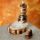 Carved Om Mango Wood Backflow Incense Burner