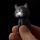 Cat LED Keyring with Meowing Sound