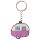 Home is Where You Park It Caravan PVC Key Cover Keyring