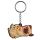 Mopps Pug PVC Keyring
