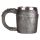 Decorative Medieval Helmet & Chain Mail Tankard