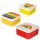 Set of 3 Lunch Box S/M/L Somewhere Rainbow