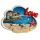 3D Printed Souvenir Seaside Magnet Cloud Shaped Love