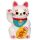 Maneki Neko Lucky Cat White Ceramic Money Box