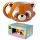 Adoramals Red Panda Head Ceramic Shaped Mug