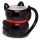 Black Maneki Neko Lucky Cat Ceramic Shaped Mug