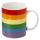Somewhere Rainbow Flag Porcelain Mug