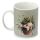 Kim Haskins Cat in a Plant Pot Green Porcelain Mug