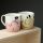 Cat's Life Set of 2 Porcelain Mugs