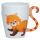 Red Panda Zooniverse Ceramic Tail Shaped Handle Mug