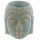 Small Crackle Glaze Ceramic Buddha Head Oil Burner