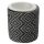 Eden Grey Patterned Concrete Oil Burner with Ceramic Dish