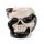 Skull with Coiled Snake Shaped Ceramic Oil Burner