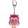 Pink & Blue Hooting Owl LED Keyring with Sound