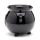 Black Witches Cauldron Shaped Ceramic Indoor Freestanding Planter/Plant Pot