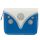 Volkswagen VW T1 Camper Bus Blue Zip Around Small Wallet Purse