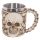 Decorative Multi Skull with Skull Emblem Tankard