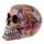 Rainbow Marble Effect Skull Ornament