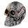 Steampunk Style Skull Half Robot Head