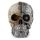 Steampunk Style Skull Half Robot Head