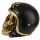 Gold Skull in Biker Helmet Ornament